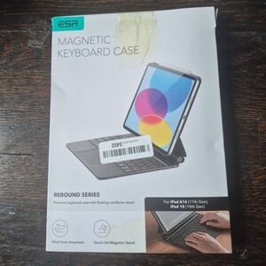 ESR Magnetic Keyboard Case Rebound iPad A16 (11th Gen iPad 10 (10th Gen) BLACK
